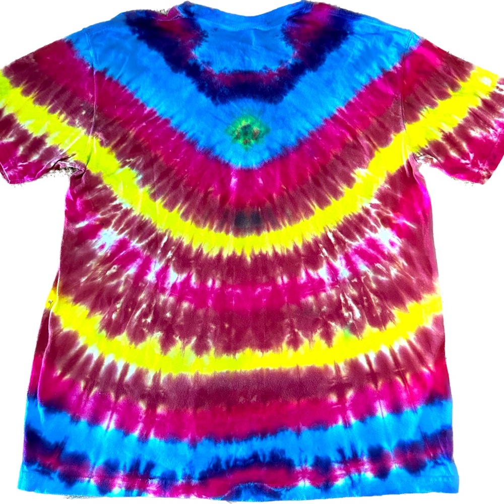 100% cotton handmade tie-dye shirt size L